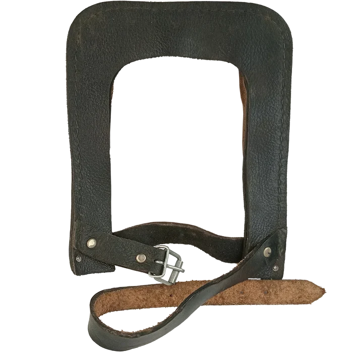 East German Leather Shovel Cover - East German Army Surplus - Entrenching Tools