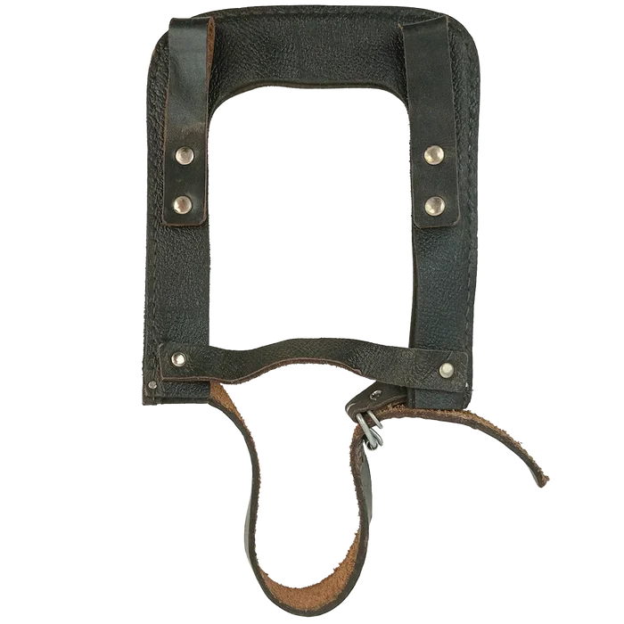East German Leather Shovel Cover - East German Army Surplus - Entrenching Tools