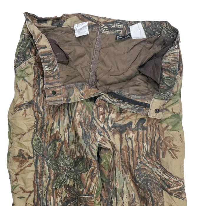 US Made Duxbak Realtree Lined Trousers - 34, Medium - Army & Outdoors - Winter Trousers