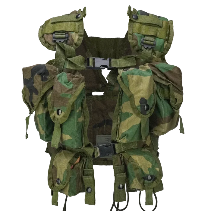 USGI 1st Gen Woodland Load Bearing Vest - US Army Surplus - Combat Vests