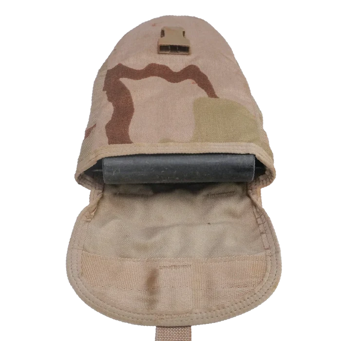 USGI 3 Colour Desert MOLLE Shovel Cover - US Army Surplus - Utility Pouches