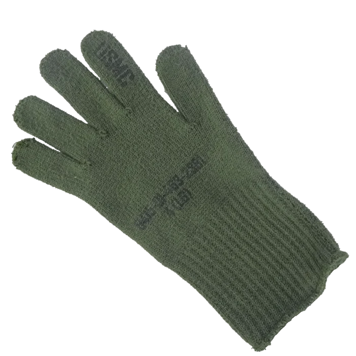 USMC Olive Grip Dot Gloves - USMC Surplus - Gloves